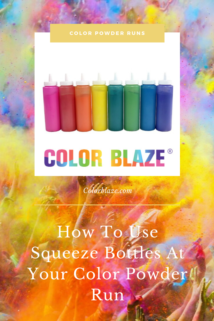 How To Use Squeeze Bottles At Your Color Powder Run - Color Blaze Wholesale  Color Powder